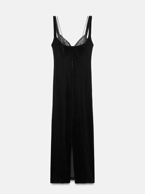 ZARA - VELVET CORSET STYLE DRESS